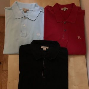 3 Burberry Polos